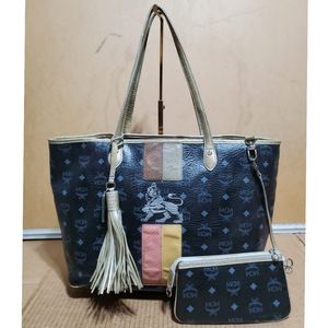 MCM Visetos Princess Lion Tote